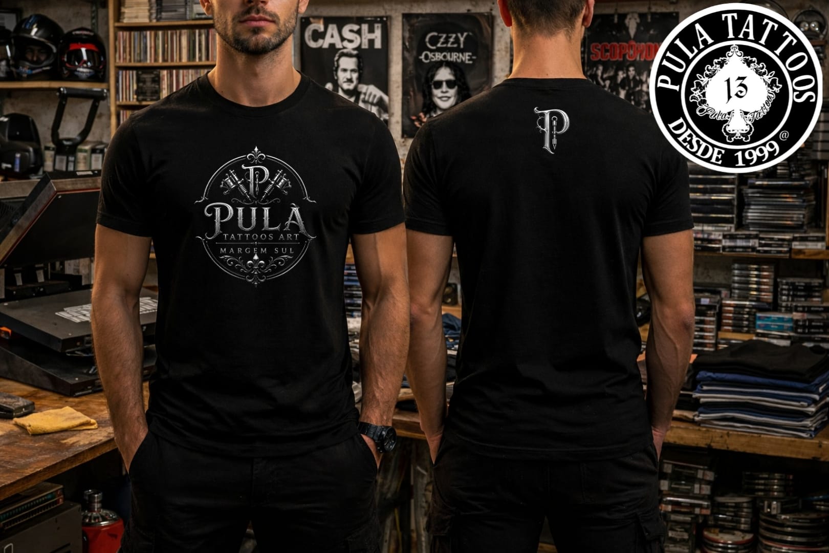 T-shirt Oficial Pula Tattoos